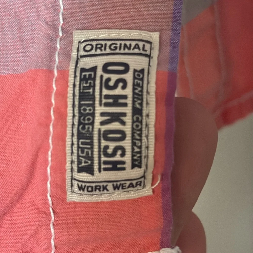 OshKosh B'gosh Multicolor Plaid Kids Shirt Size 7